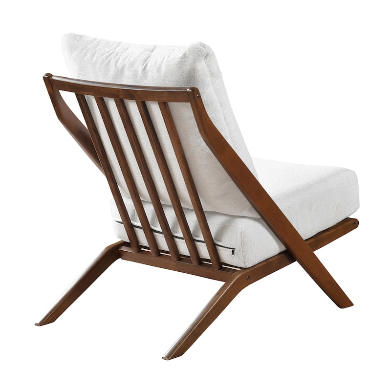 Roussel Chenille Armless Accent Chair