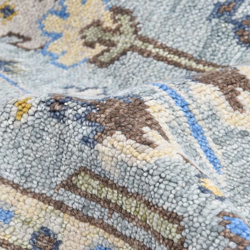 Overton Handmade Modern Contemporary Floral Area Rug
