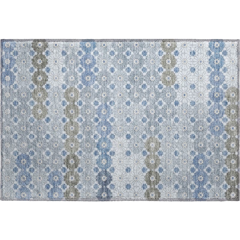 Premium Washable Super Soft Whimsy Mosaic Mayfield Rug