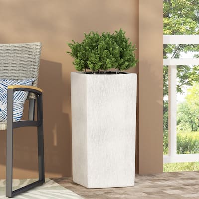 Hartselle Outdoor Cast Stone Outdoor Planter by Christopher Knight Home
