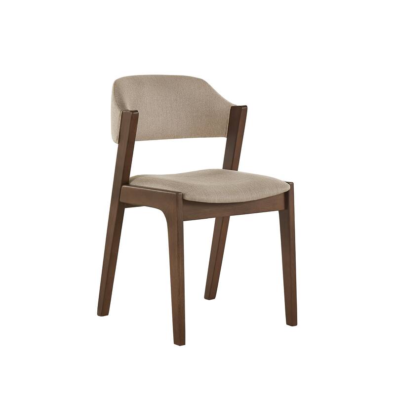 Pitea Scandinavian Wood Finish Dining Chairs (Set of 2) by iNSPIRE Q Modern