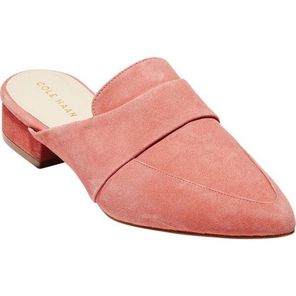 cole haan suede mules