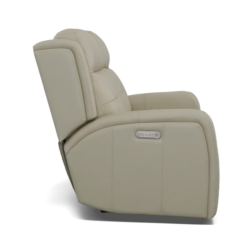 Grant 63" Premium Leather Reclining Loveseat by Flexsteel
