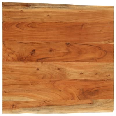 vidaXL Table Top Replacement Board Tabletop Accessory Solid Wood Live Edge