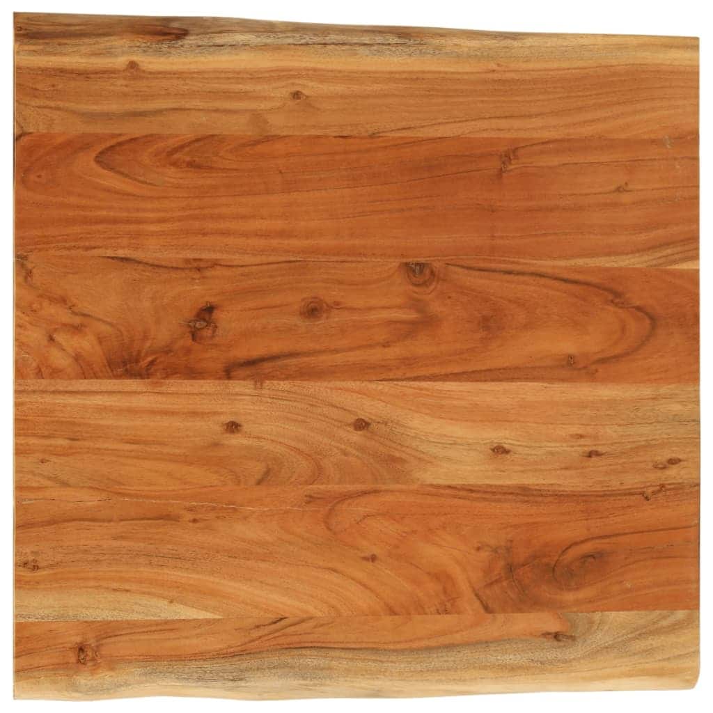 vidaXL Table Top Replacement Board Tabletop Accessory Solid Wood Live Edge