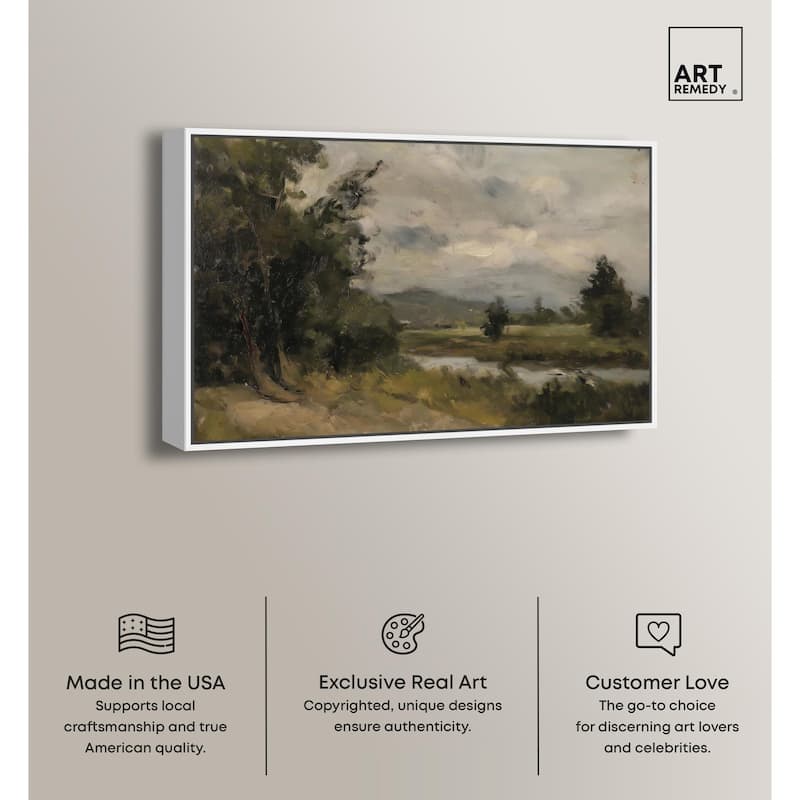 River's Path Canvas by Art Remedy