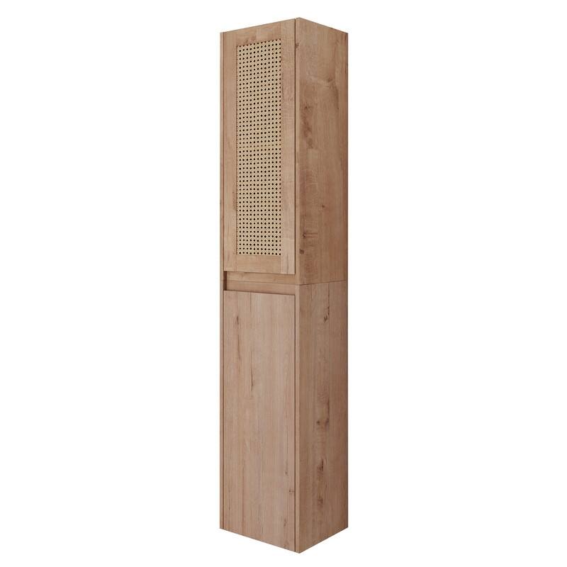 MEDUNJESS Bathroom Side Cabinet, Float Mounting Design