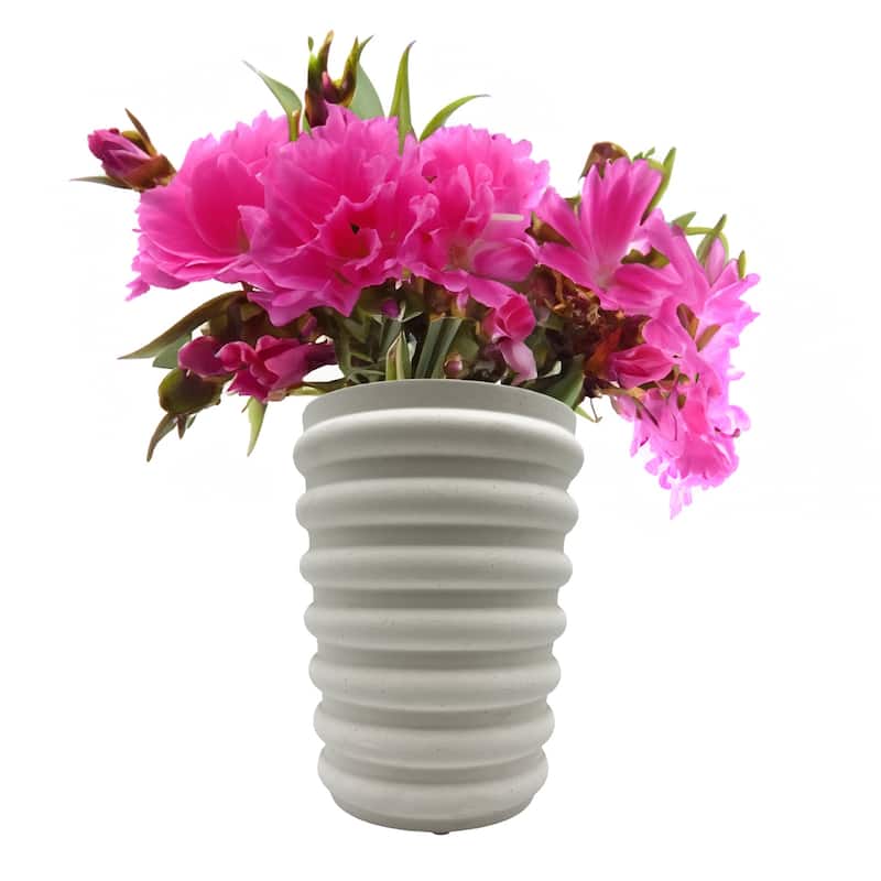 Modern Beige Ceramic Vase