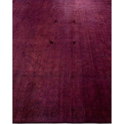 Vibrance, One-of-a-Kind Hand-Knotted Area Rug - Pink, 8' 1" x 10' 5" - 8' 1" x 10' 5"