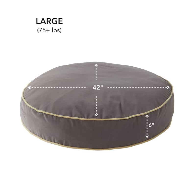 Scout Round Reversible Pillow Dog Bed