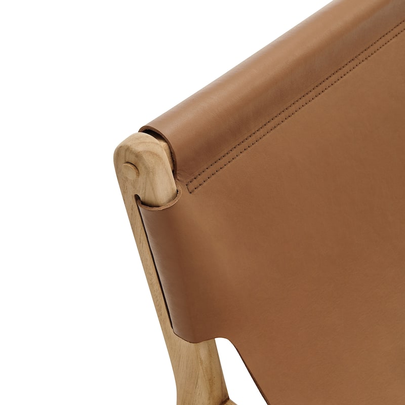 Orín Leather Sling Chair