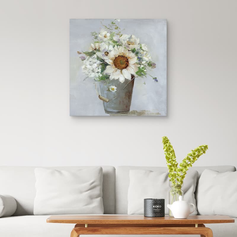 Country Romance I by Sally Swatland Canvas Art Print