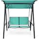 Gymax 2-Person Outdoor Patio Porch Swing Chair w/ Adjustable Canopy
