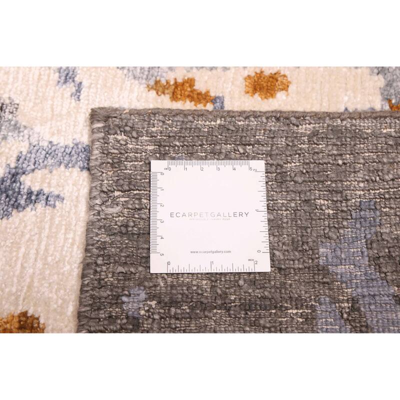 ECARPETGALLERY Hand-knotted Legacy Grey Silk Rug - 6'7 x 9'10