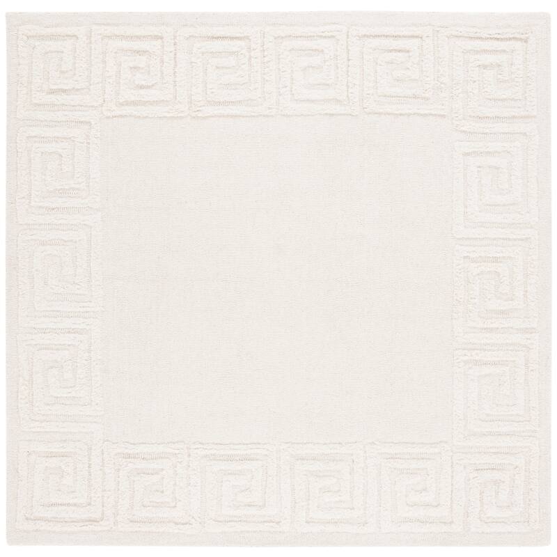SAFAVIEH Handmade Metro Dream Greek Key Border Wool Rug