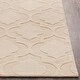 preview thumbnail 12 of 56, Hand-Woven Ali Tone-on-Tone Moroccan Trellis Wool Rug (9' x 12') - 9' x 12'
