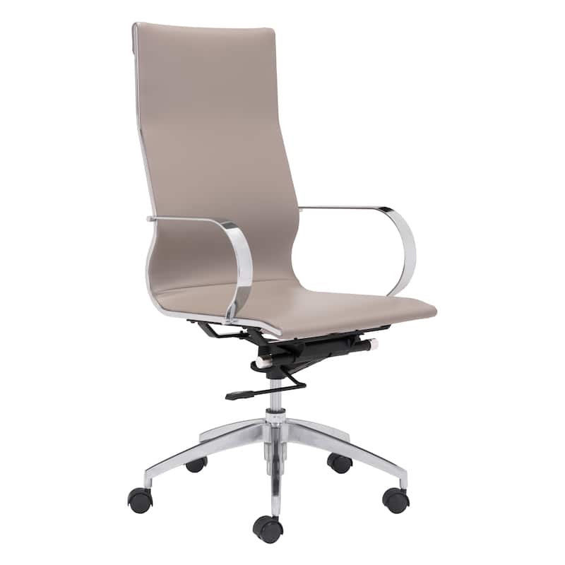 Beckford High Back Office Chair Black - Taupe