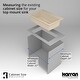 preview thumbnail 17 of 57, Karran QT-812 Top Mount 33 in. Large Single Bowl Quartz Kitchen Sink Kit