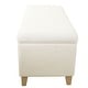 preview thumbnail 15 of 15, HomePop Sherpa Upholstered Storage Bench - Cream