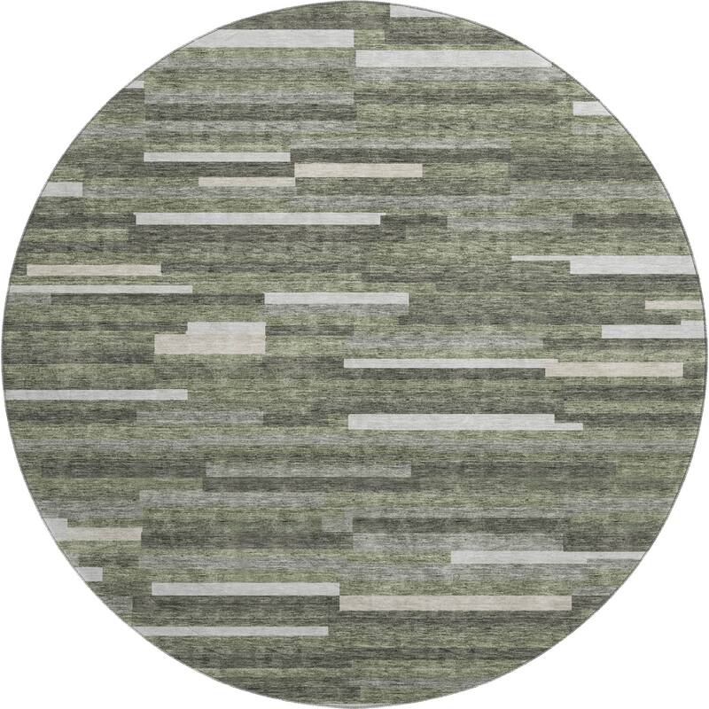 Premium Washable Super Soft Geo Stripes Mayfield Rug