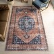preview thumbnail 1 of 8, Nuloom Astra SplashGuard Traditional Machine Washable Area Rug 2' x 3' - Brick - Rectangle