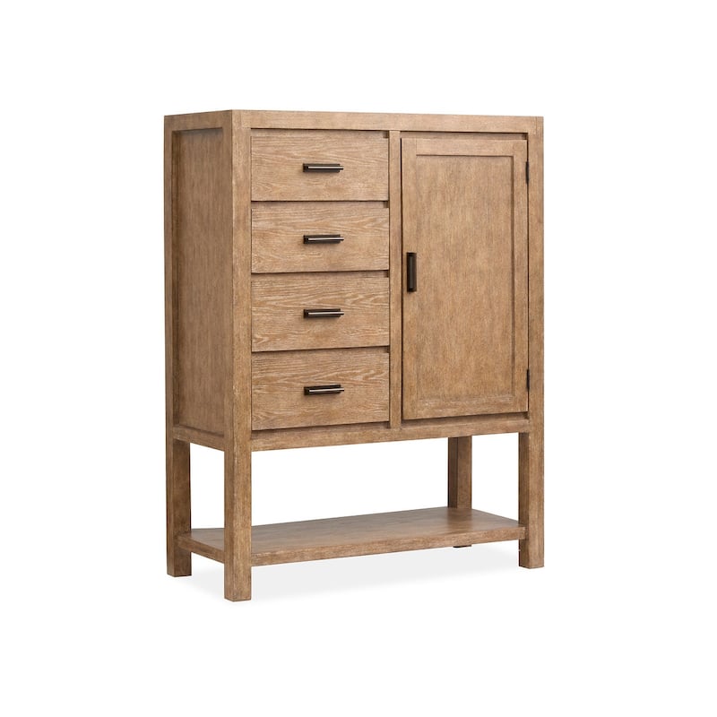 Magnussen Home Plum Creek Sierra Brown Door Chest - 4-drawer