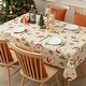 preview thumbnail 4 of 54, Ray Star Christmas tablecloth 52×70in Waterproof Festival - 52"×70" Pretty Christmas