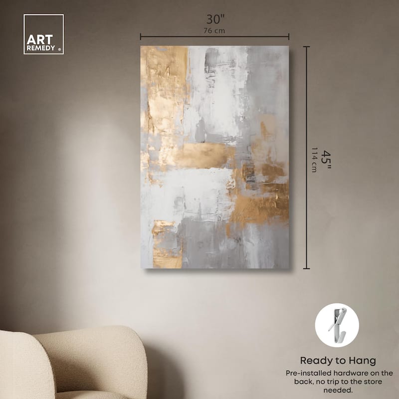 Woven Reminiscence IV Canvas by Art Remedy, Gallery Wrapped
