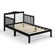 preview thumbnail 28 of 27, Wooden Toddler Bed, 53 x 29.5 x 24.50 Inch Crib, Stylish Style for Kids Bedrooms
