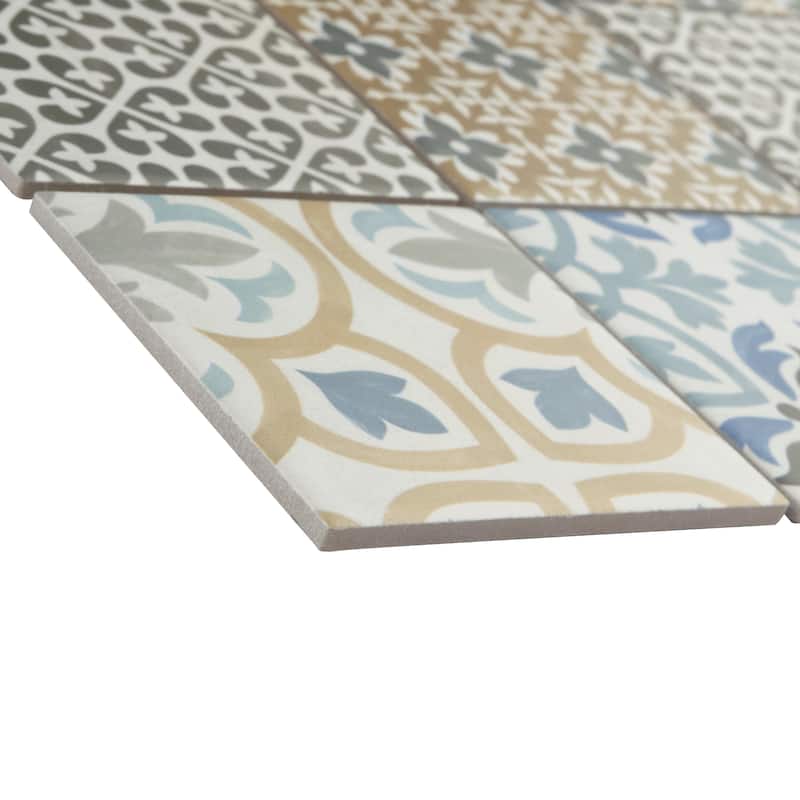 Merola Tile Porto 11-3/4" x 11-3/4" Porcelain Mosaic Floor and Wall Tile