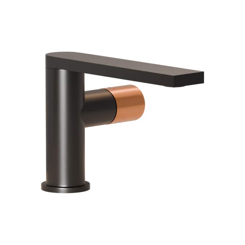 Matte Black Single Handle Single-Hole Bathroom Basin Faucet