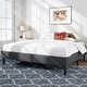 King Size Bed Frame/Upholstered Platform Bed Frame/Mattress Foundation ...