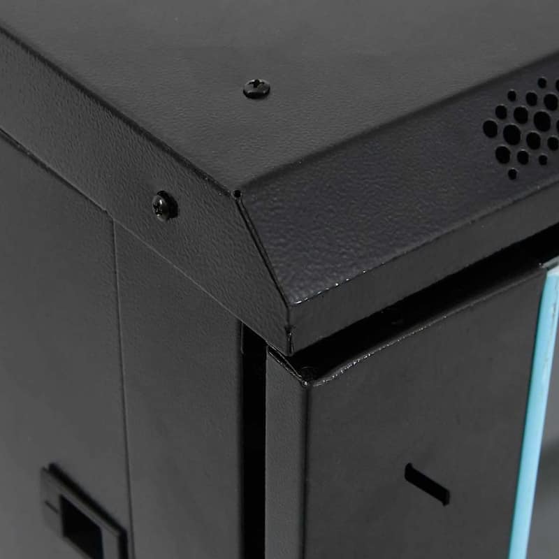 vidaXL 15U Network Cabinet with Swivel Feet 19" IP20 23.6x17.7x33.9" - 23.6 x 17.7 x 33.9"