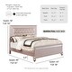 preview thumbnail 9 of 11, Silver Orchid Gibson Transitional Faux Leather Padded Mirror Trim Panel Kid Bed