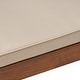 preview thumbnail 4 of 17, Nelson Rustic Acacia Wood Bench with Cushion by Christopher Knight Home