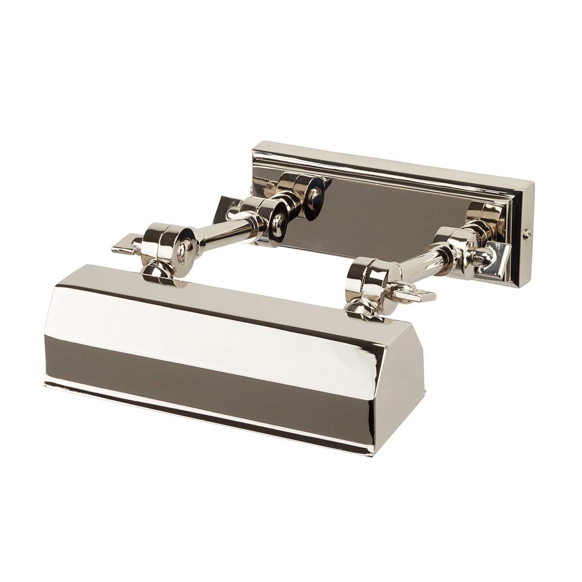 Chawton 1 Light Small Picture Light in Polished Nickel - 5"h x 7"w x 7.5"d