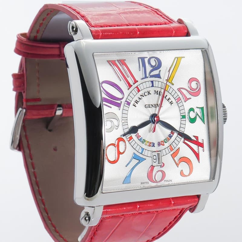 Franck Muller Color Dreams Master Square Men's Watch - Rainbow Numbers