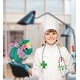 preview thumbnail 4 of 4, DolliBu Rainbow Llama Doctor Plush Toy with Cute Scrub Uniform and Cap - 10 inches