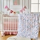 preview thumbnail 1 of 3, Sweet Home Collection Gardenia 4-Piece Floral Nursery Baby Crib Bedding Set