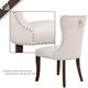 Dining Chair Tufted Armless Chair Upholstered Accent Chair, Set of 2 ...