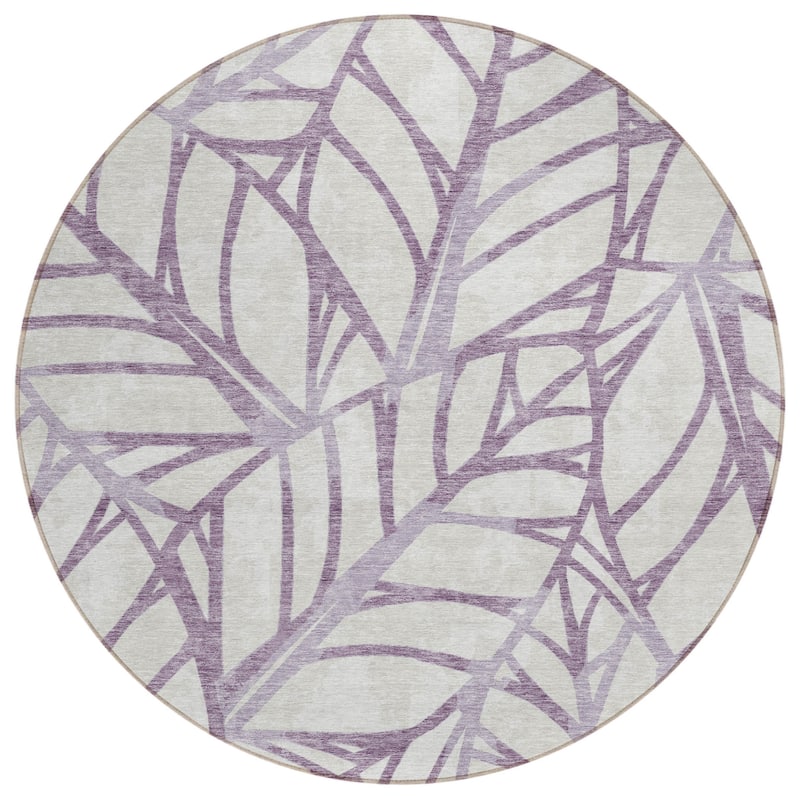 HomeRoots Floral Transitional Rectangle Outdoor Rug