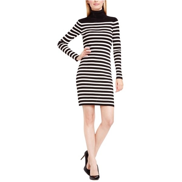 striped bodycon sweater dress