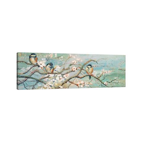 iCanvas "Spring Branch with Birds" by Patricia Pinto Canvas Print