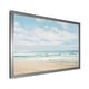 preview thumbnail 2 of 11, Designart "Beach Photo Coastal Tranquility III" Nautical & Beach Framed Canvas Prints