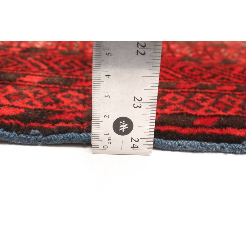 ECARPETGALLERY Hand-knotted Teimani Dark Grey Wool Rug - 3'0 x 4'6