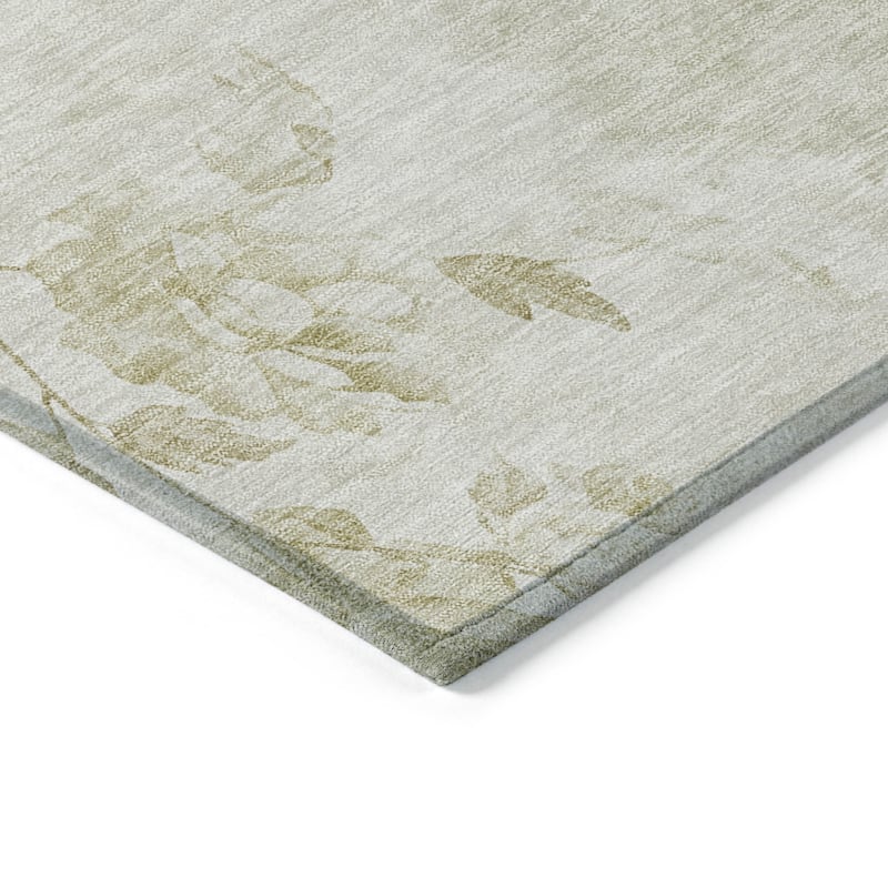 HomeRoots Floral Transitional Rectangle Outdoor Rug
