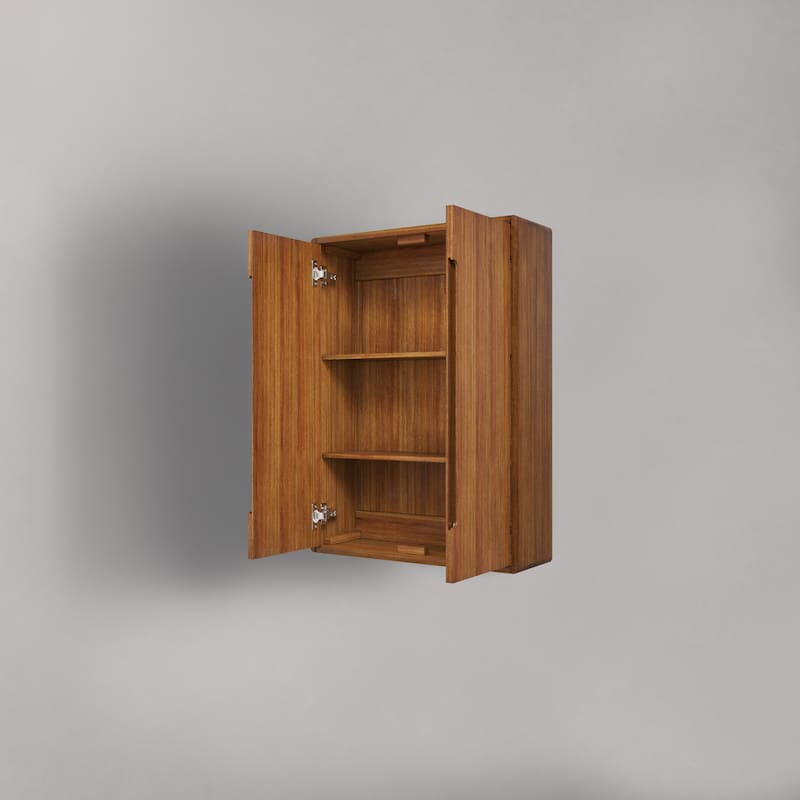 Sequoia 24 In. W x 33 In. H x 8 In. D Bath Storage Wall Cabinet in Mangowood