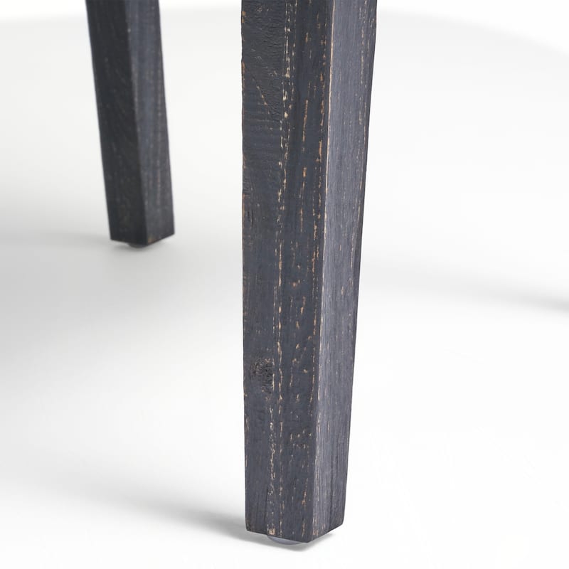 Outdoor Wooden Armless Dining Chair(Set of 2)