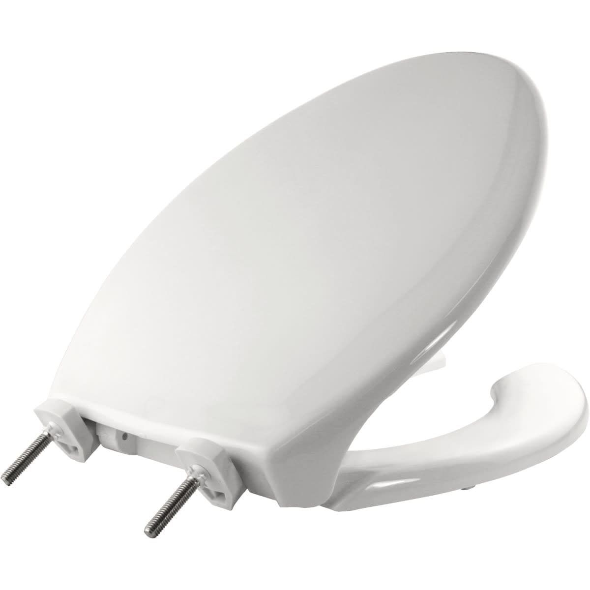 Bemis Elongated Plastic Toilet Seat with DuraGuard� and STA-TITE�