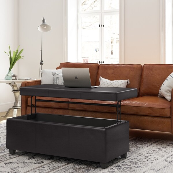 Wyndenhall shop storage ottoman